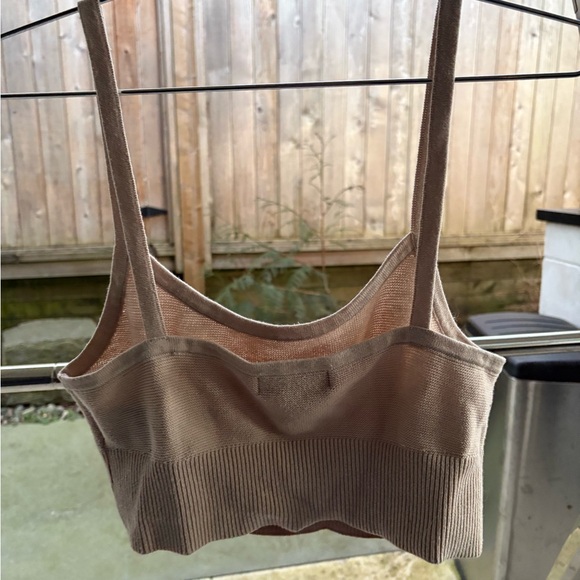 H&M Tan Ribbed Crop Top - Picture 5 of 6